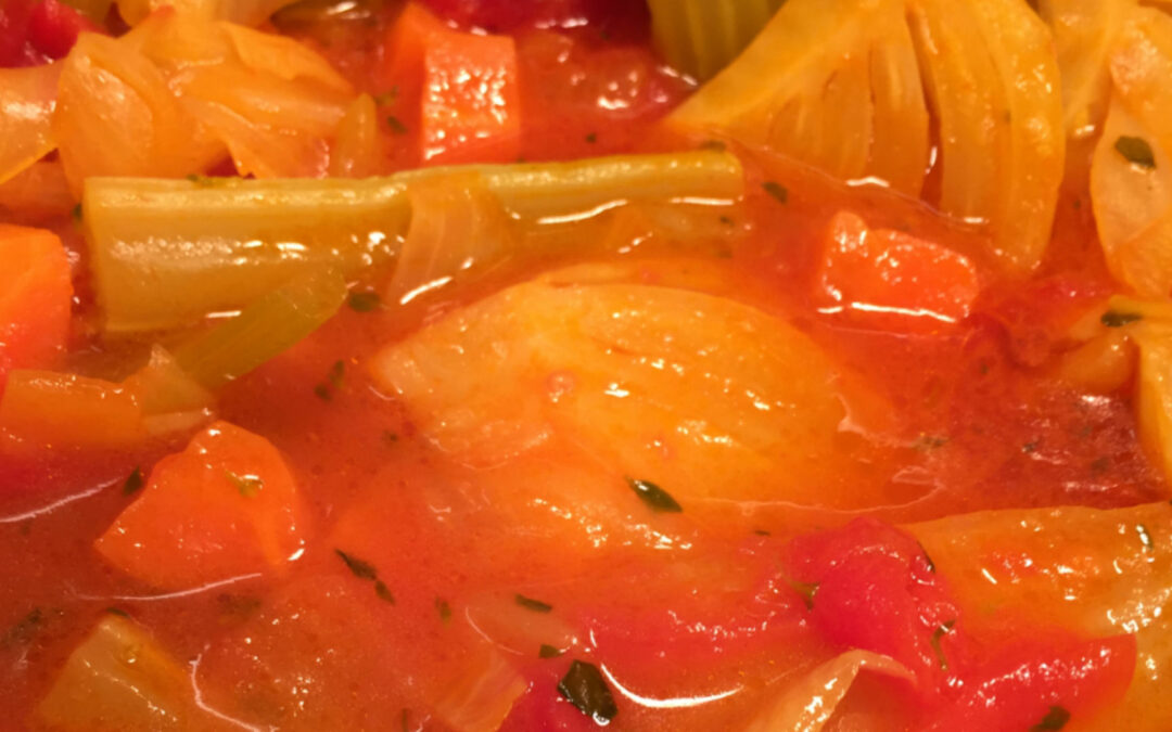 Fenchel – Tomatengemüse mit Safran